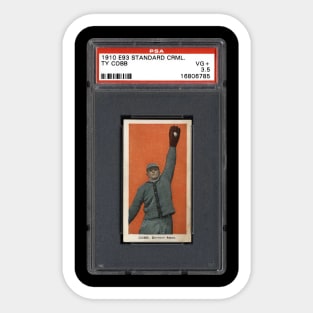 1910 Standard Caramel (E93) - TY COBB Sticker